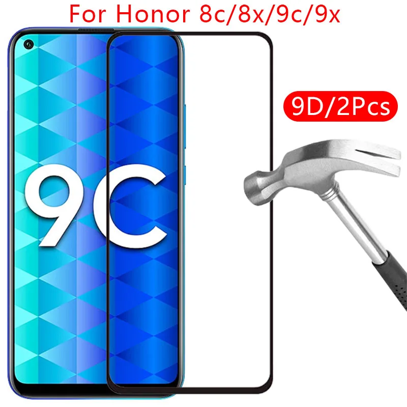 Защитное закаленное стекло 9d для huawei honor 9c 9x 8c 8x 8 9 c x c8 c9 x8 x9|Бамперы| |