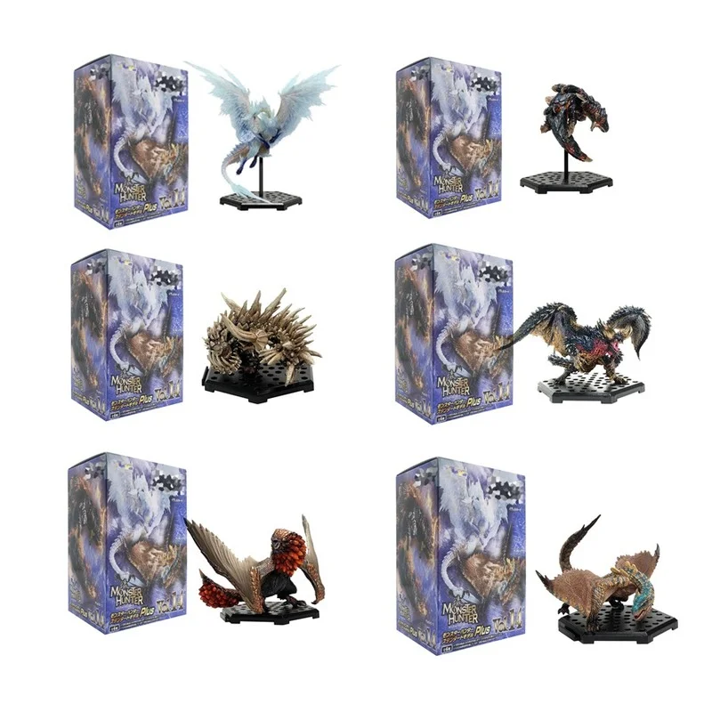 

PC Game Anime Monster Hunter World ICEBORNE DLC Plus Vol14 PVC Action Figure Dragon Decoration Toy Model Collection Gifts