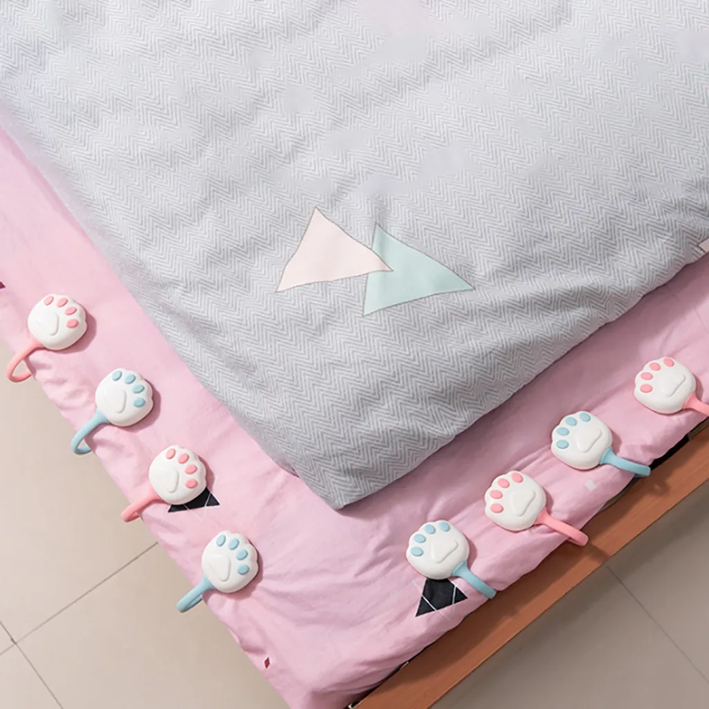 Зажимы для простыни с кошачьими крапанами фиксатор матраса нескользящий зажим