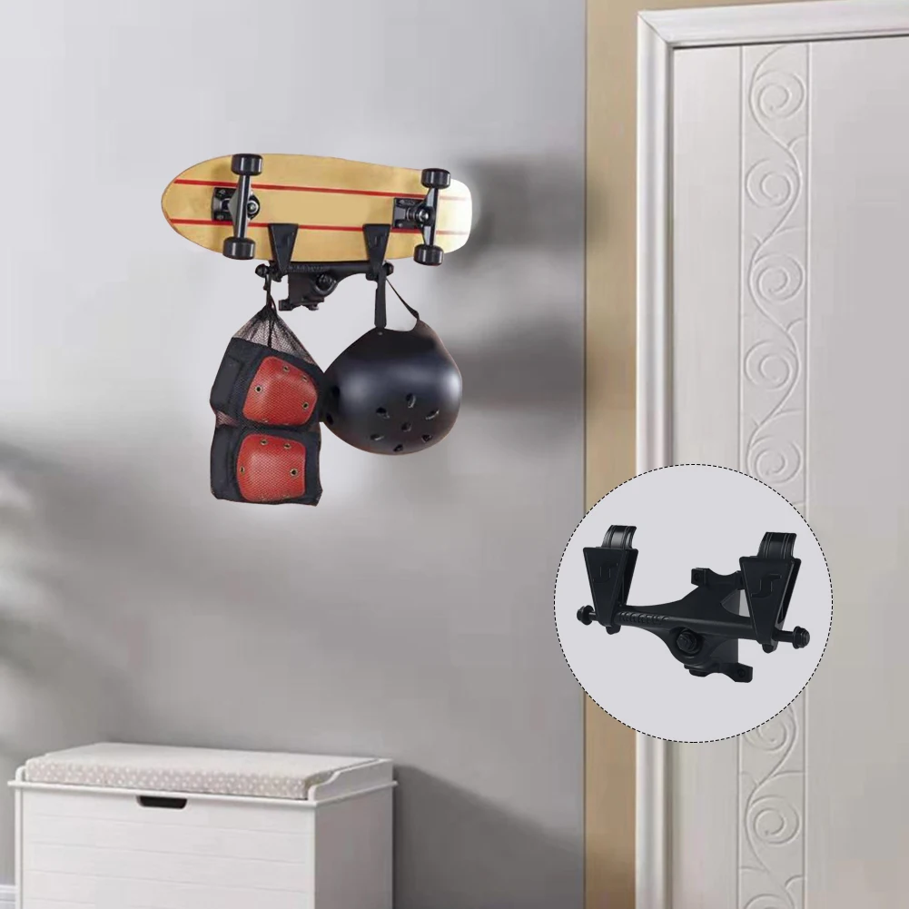 

Skateboard Rack Indoor Storage Holder Hook Wall Hanger Space Saving Snowboards