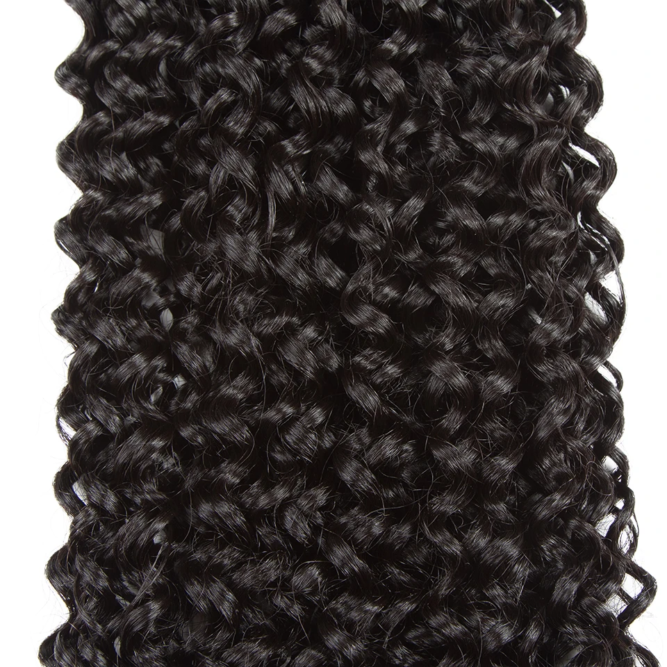 

FASHION IDOL 14-36 Inch X Real Hair Bundles Soft Afro Kinky Curly Hair Extensions Weave Wholesale Nature Black Color Fake Hair