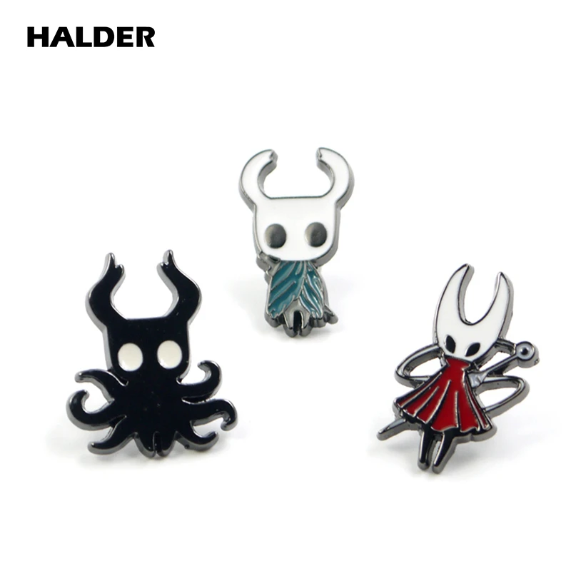 BR0010 HALDER игра полый рыцарь Мультфильм Тени модные украшения тени Броши Булавки нагрудные значки одежда аксессуары украшения подарок