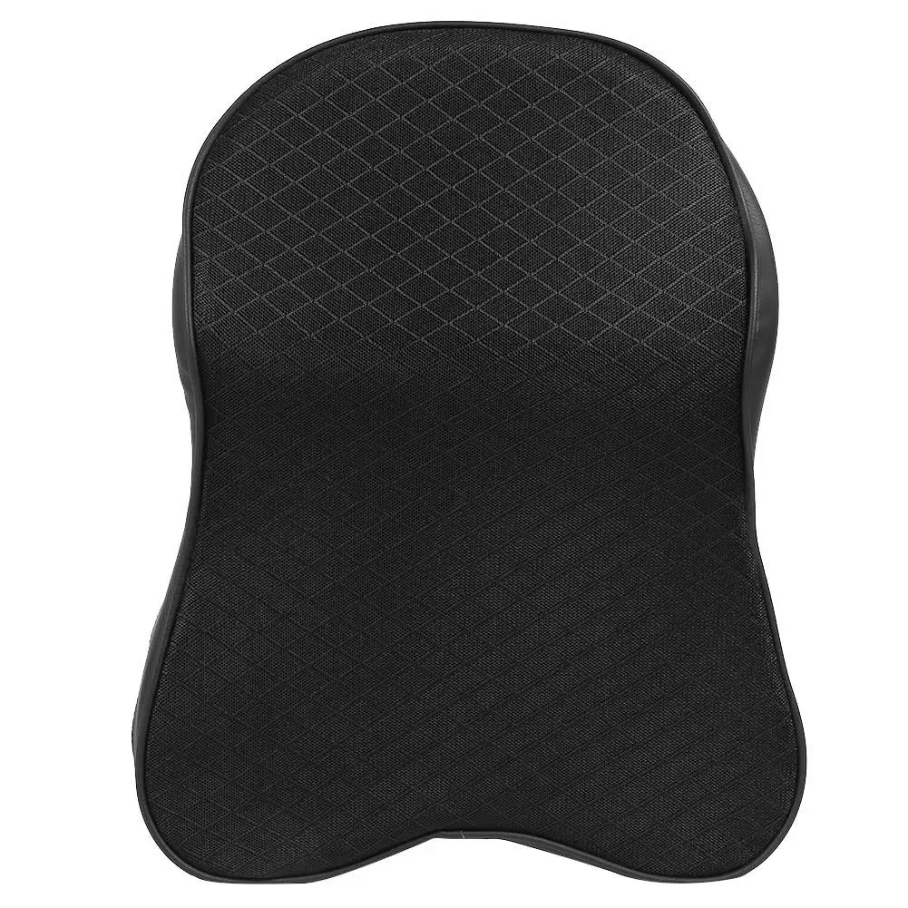 3D Автомобильная подушка из искусственной кожи с эффектом памяти для сиденья шеи