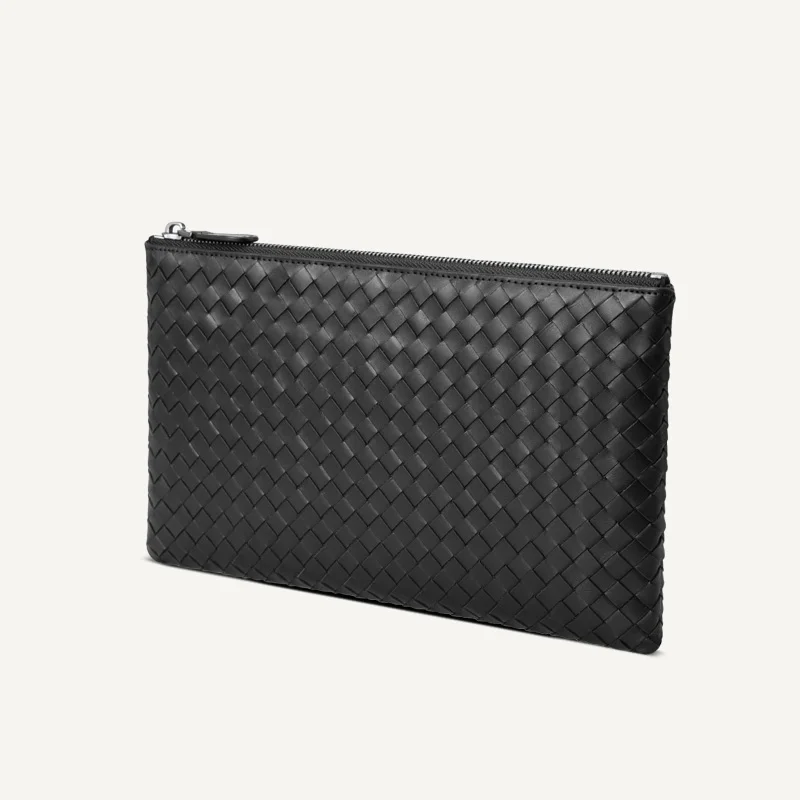 Кошелек Мужские кошельки и сумки ручной работы вязаный клатч из мягкой кожи