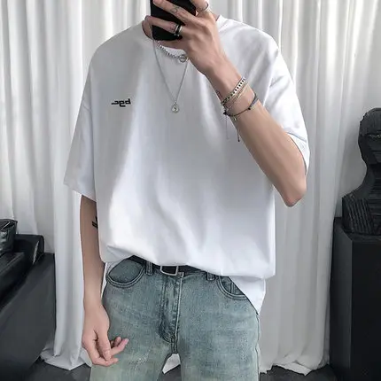 

Men's short sleeve t-shirt fashion casual clothes half sleeve 2992