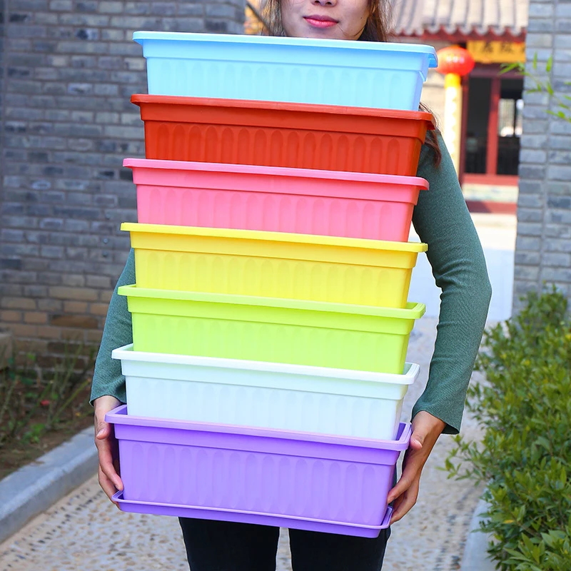 В наличии цветок оконная коробка полипропиленовая Смола прямоугольное окно