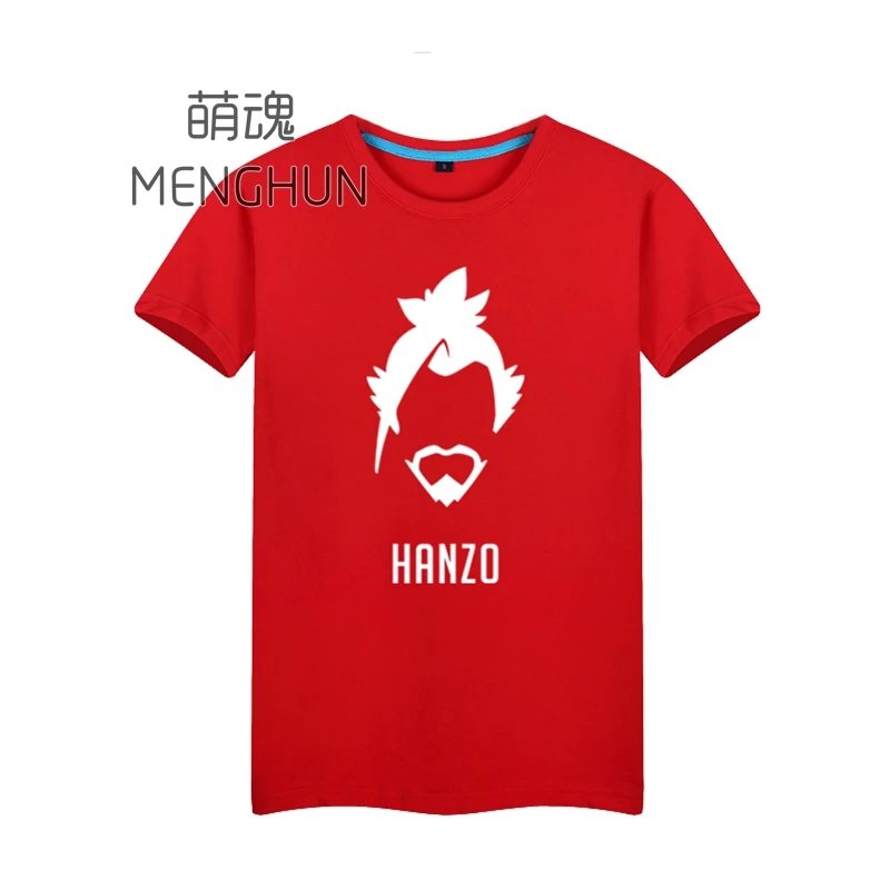 Высококачественные костюмы фанатов игр мужские хлопковые футболки HANZO нового