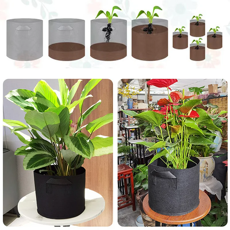 5 шт. установки галлонов уличные цветочные горшки для тяжелых условий