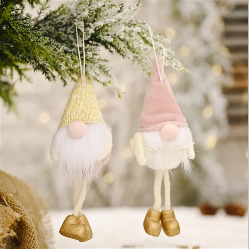 

Cute Faceless Doll Christmas Ornaments Christmas Decorations for Home Forest Doll Christmas Tree Pendants 2022 Navidad Kerst