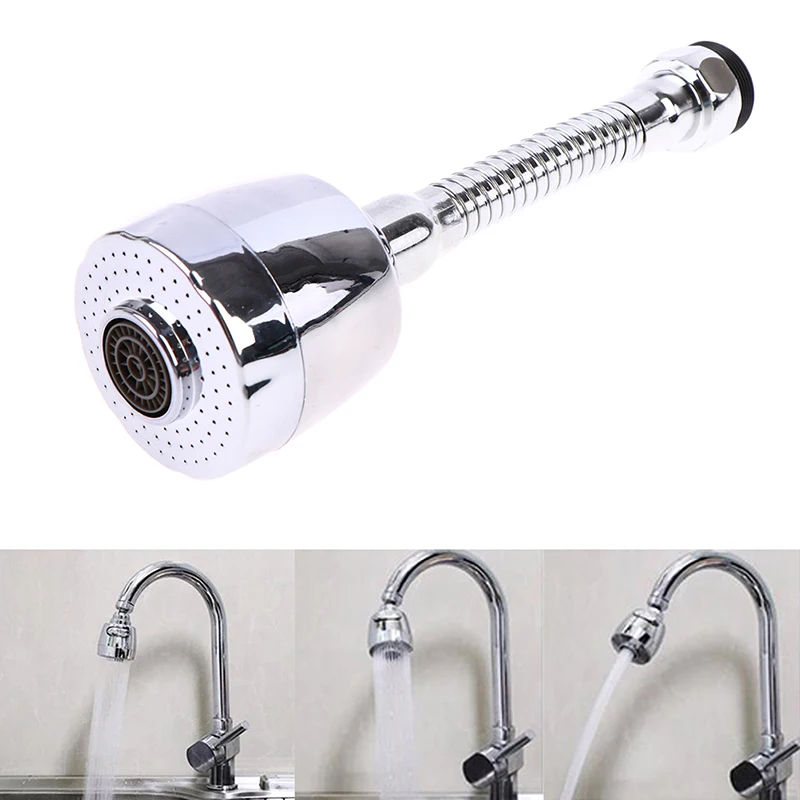 

1Pc 360 Rotatable Bent Water Saving Tap Aerator Diffuser Faucet Bubbler Nozzle