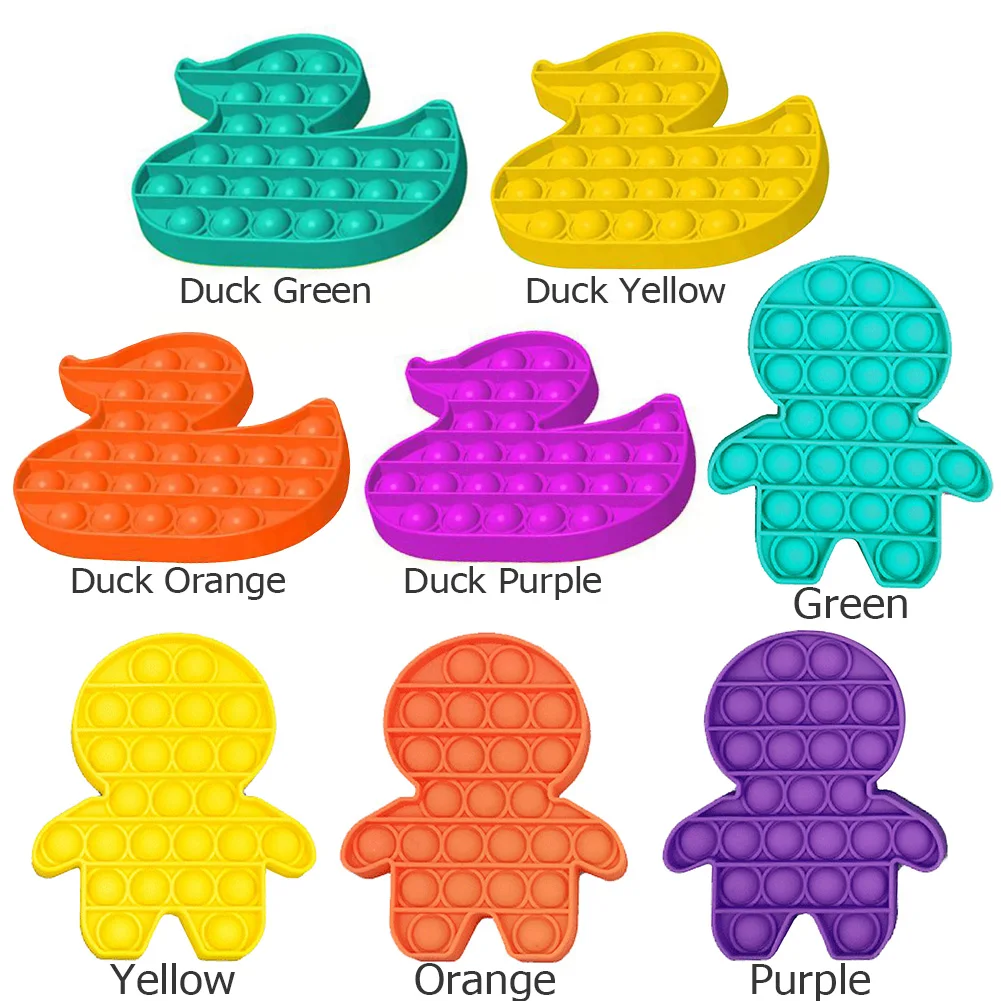 

Adult Kid Push Pop Bubble Sensory Toy Antistress Autism Fidget Needs Stress Reliever Soft Squeeze Interactive Educational Toys