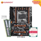 Материнская плата HUANANZHI X99 BD4 X99 с Intel XEON E5 2670 v3 с 2*16 Гб DDR4 RECC память комбинированный комплект NVME NGFF SATA USB 3,0