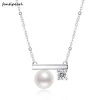 s925 sterling silver pearl necklace female ins cold wind niche light luxury all match pendant clavicle chain female