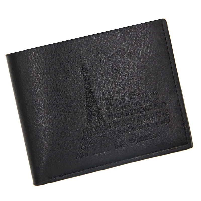 

New Men's Leather Bifold Wallet Slim Hipster Cowhide Credit Card/ID Holders and Inserts Coin Purses Luxury Business Mens Wallet