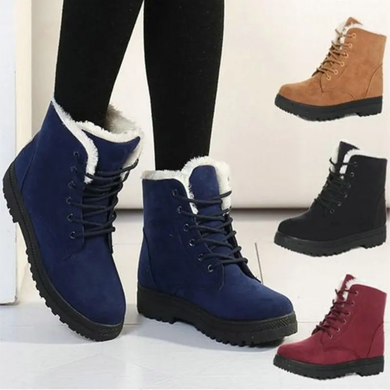 

Men boots Men's Winter Shoes Fashion Snow Boots Shoes Plus Size Winter Sneakers Ankle Men Shoes Winter Boots Black Blue Footwear
