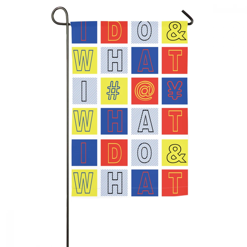 Я делаю то что хочу если мама говорит это нормально Садовый флаг Модный