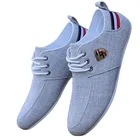 Мужская повседневная обувь, осень 2022, лидер продаж, дышащая повседневная холщовая обувь для вождения