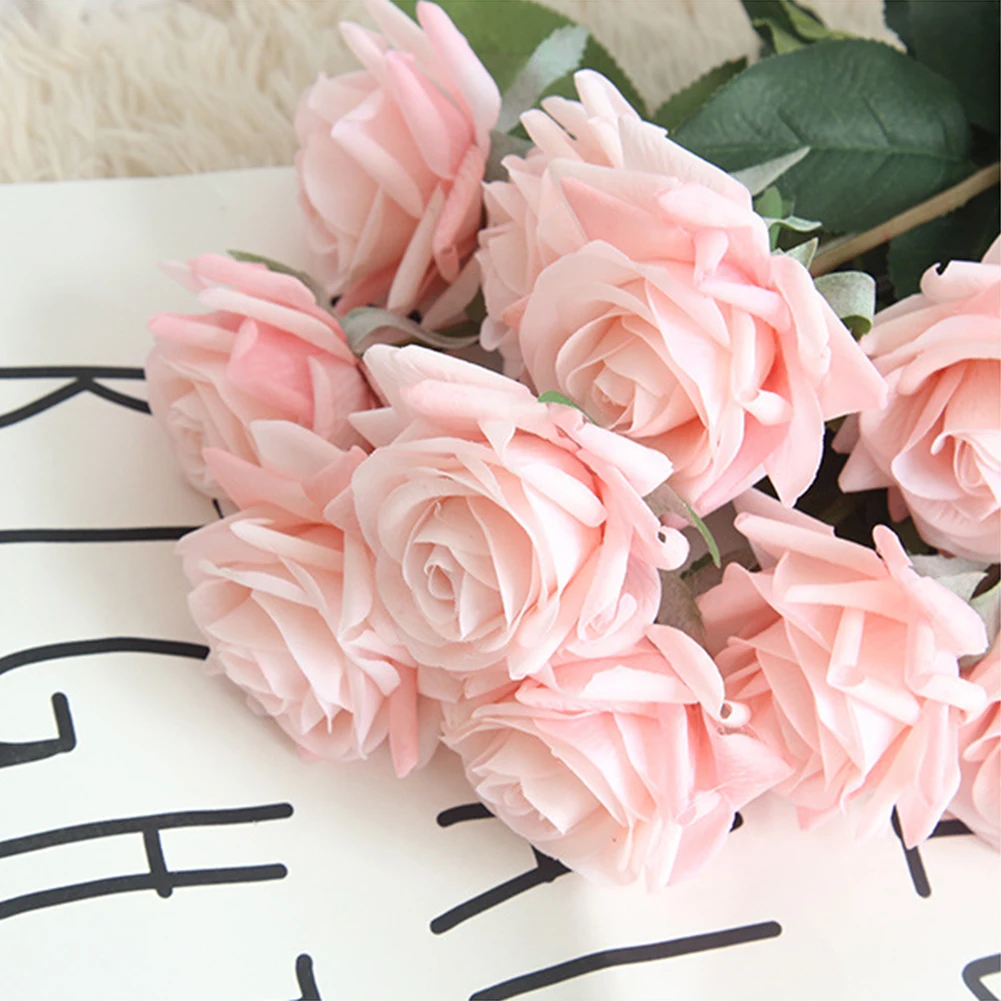 Новинка красивый и стильный внешний вид настоящая Роза искусственные цветы