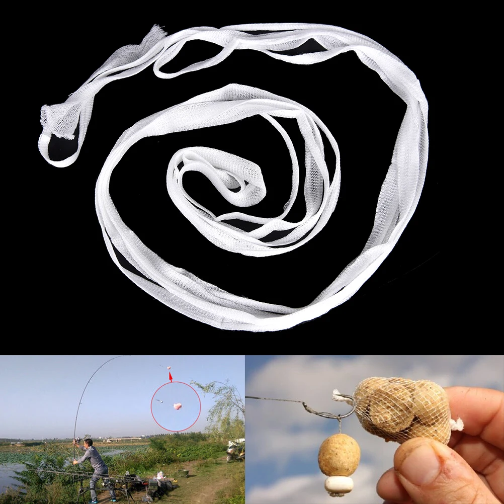 

5M PVA Mesh Refill Carp Fishing Stocking Boilie Rig Bait Wrap Bags 25mm