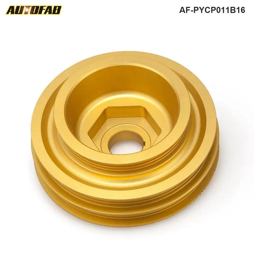 Алюминиевый светильник шкив для Honda Civic Si Integra B Series 99 00|crank pulley|aluminum crank pulleyhonda civic