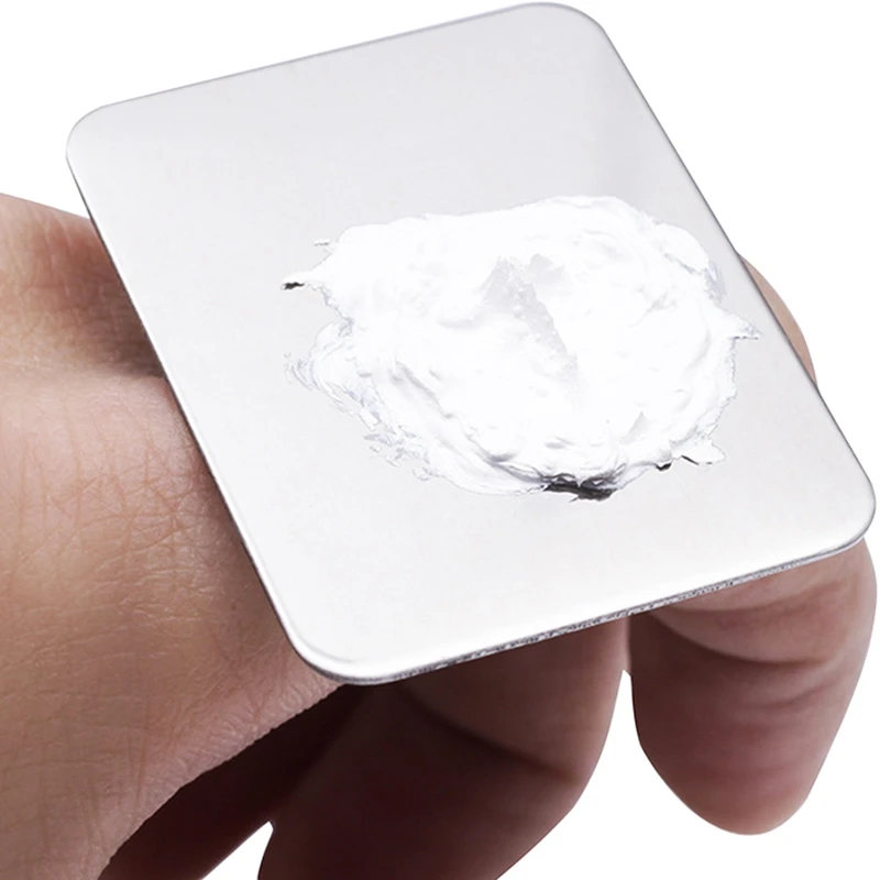 Палитра из нержавеющей стали регулируемое кольцо для дизайна ногтей основа