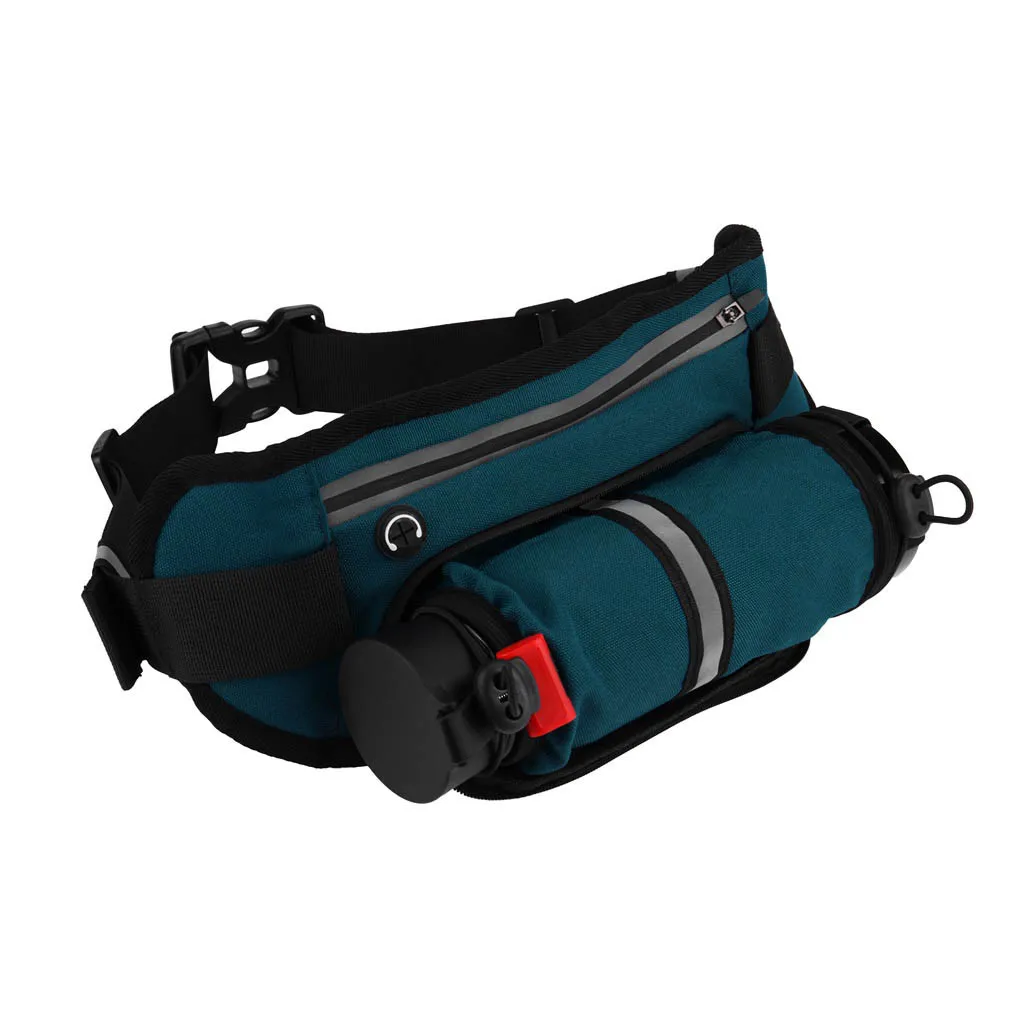 Походная поясная сумка для прогулок спортивная с держателем бутылки водой