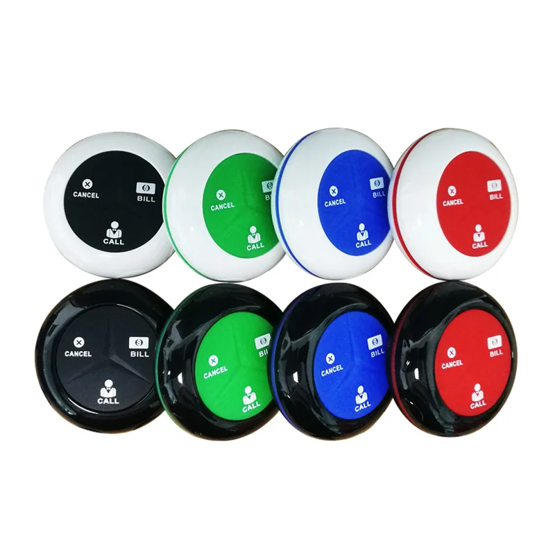 Беспроводной пейджинговый аппарат для ресторанов с сенсорным экраном частота 433