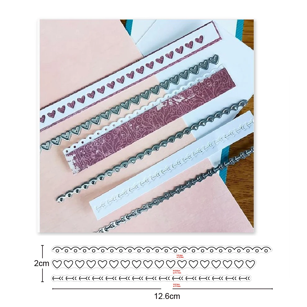 

metal cutting dies stripe frame die mould decoration Scrapbook paper card craft knife blade punch stencils dies