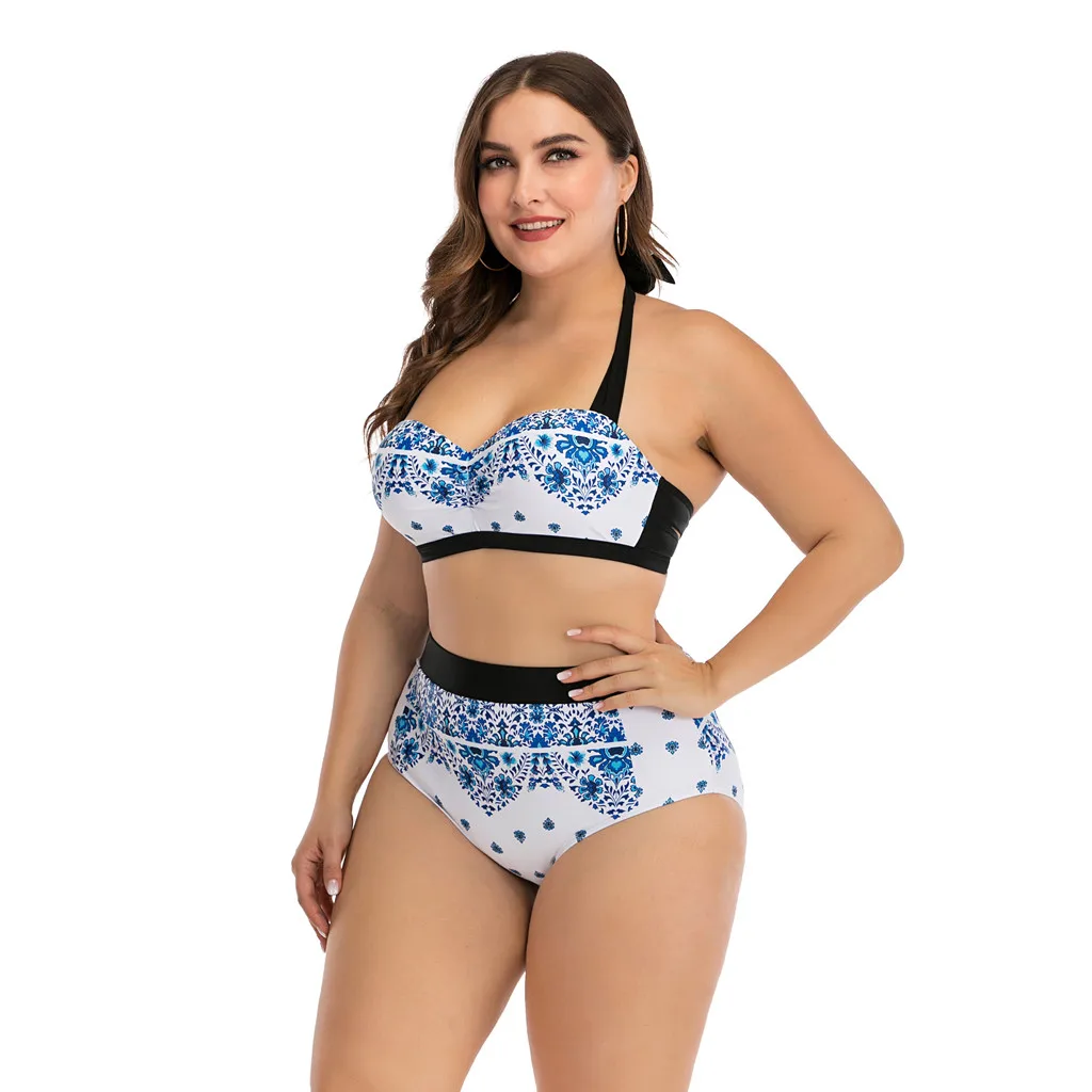 Женский купальник сексуальное бикини микро плюс размер бандаж с принтом