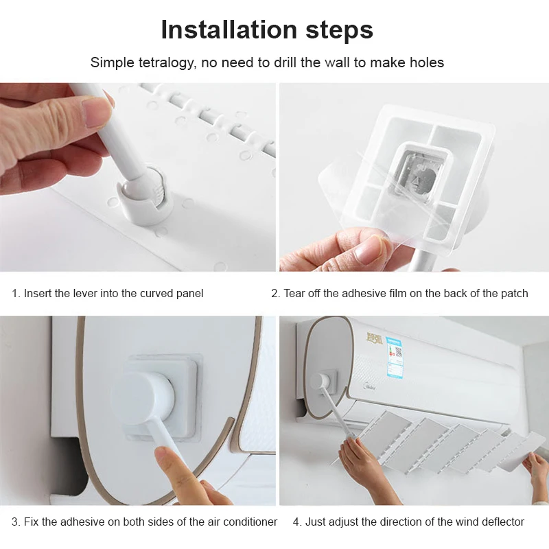 

Retractable Air Conditioner Cover Adjustable Windshield Air Anti-straight Blowing Air Outlet Windshield Universal Decoration