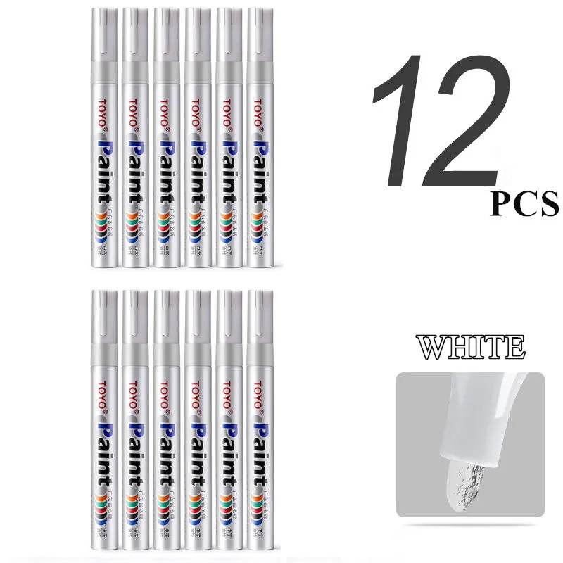 

TOYO маркер для краски протектор автомобильных шин водостойкий стеклянный маркер Diy Скрапбукинг поделки CD металлик перманентная художественная краска для ткани