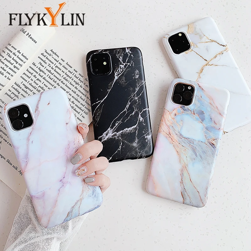 Матовый мраморный чехол FLYKYLIN для Samsung Galaxy A51 задняя крышка мягкий силиконовый IMD