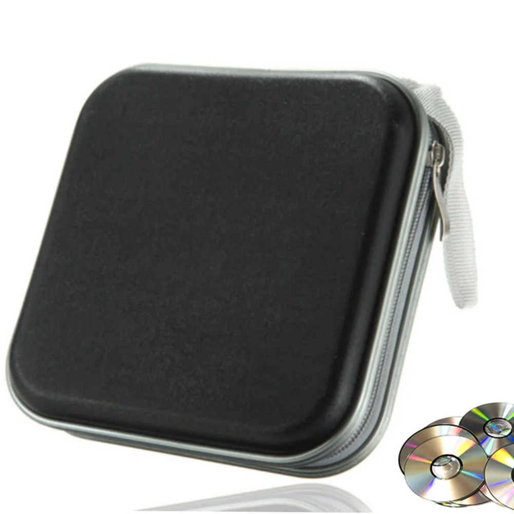 40 дисков пластиковый чехол коробка Портативный кошелек CD Органайзер dvd