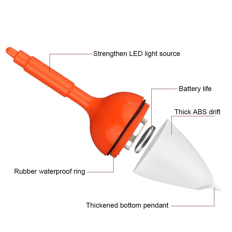 Уличный светодиодный рыболовный плавающая лампа Рыболовная Снасть Лодка ловля
