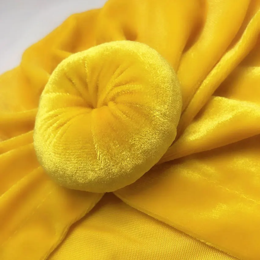 24 шт./лот детские бархатные пончики твердые крышки Младенческая шапочка для