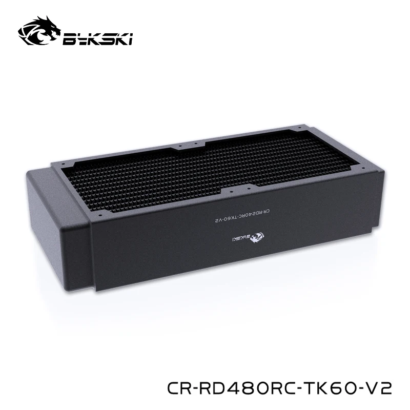 Bykski G1/4 &quotводяное охлаждение 240 мм медный радиатор толщина 60 для компьютерного