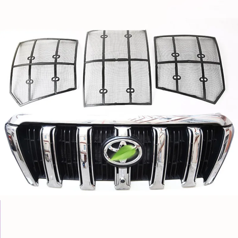 Для Toyota Prado 2010-2019 средняя сетка решетка бак для воды защита декоративные