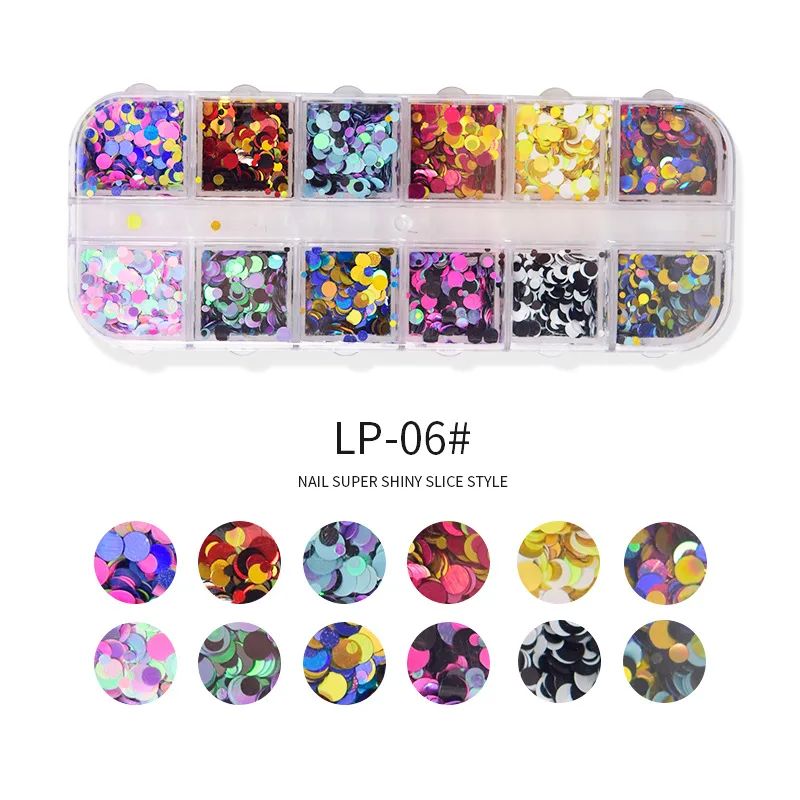 

1 коробка нейл-арта Цвет флуоресцентная бабочка в горошек модный Калейдоскоп» для ногтей с блестками Гель лак для ногтей советы нейл-арта ук...