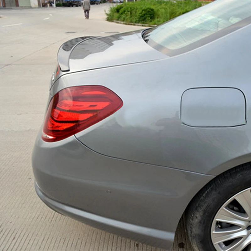 Для Mercedes W222 спойлер S класс S63 фотосессия из углеродного волокна S300 S350 S400 S500 S550 4