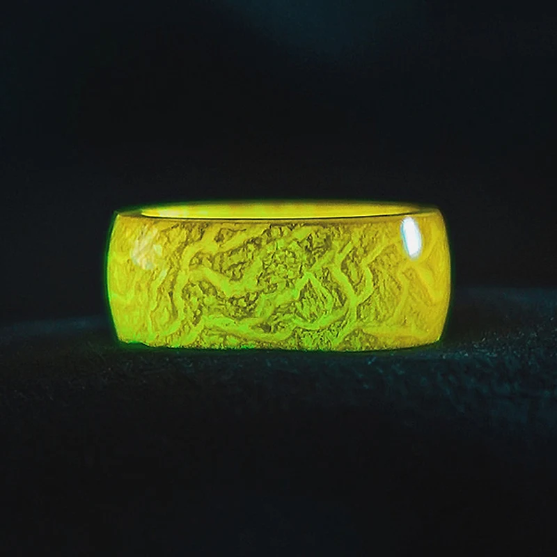 Новые светящиеся кольца в темные украшения унисекс для женщин мужчин IR-ing |