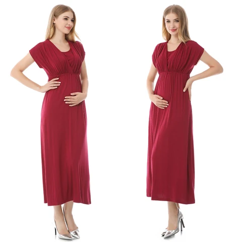 Модное платье Emotion Moms, платье для кормления грудью, летняя одежда для беременных, платья для беременных, мягкая ткань
