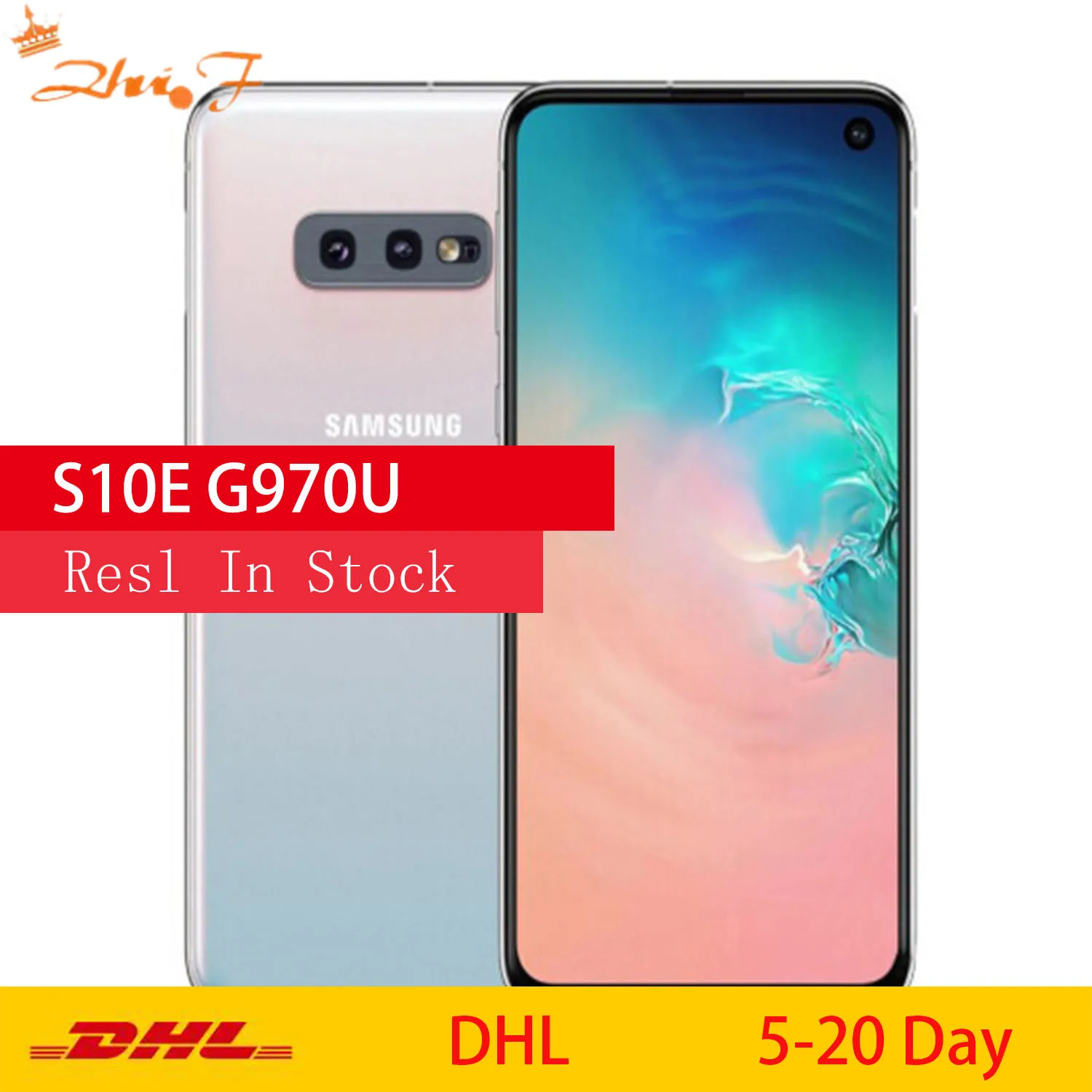 Samsung Galaxy S10e G970U1 G970U Octa Core Snapdragon 855 LTE Android Mobile Phone 5.8" 16MP&12MP 6GB RAM 128GB ROM NFC