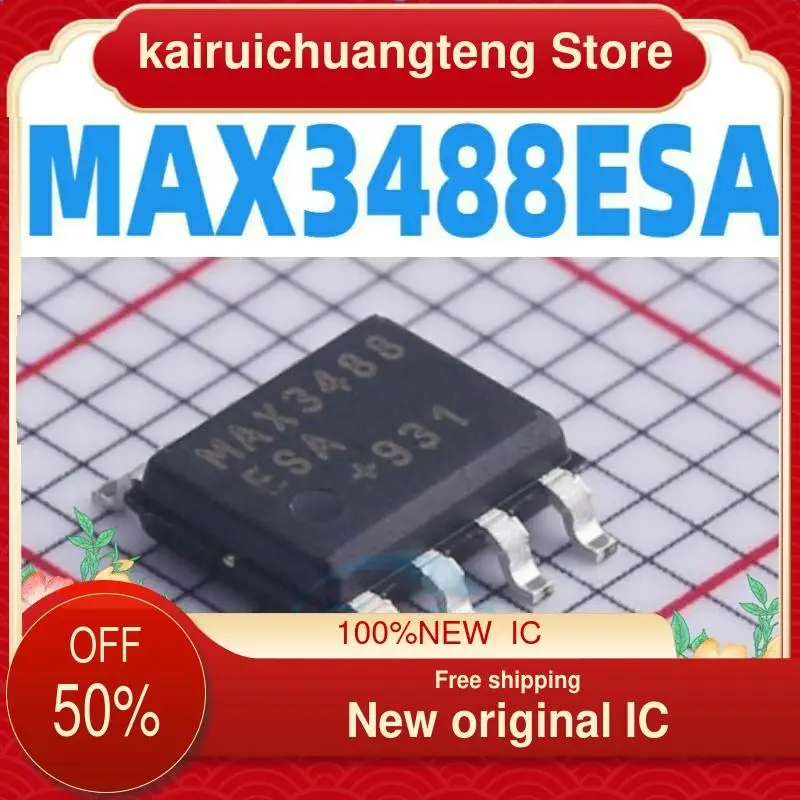 

10-200PCS MAX3488CSA MAX3488ESA SOP-8 New original IC
