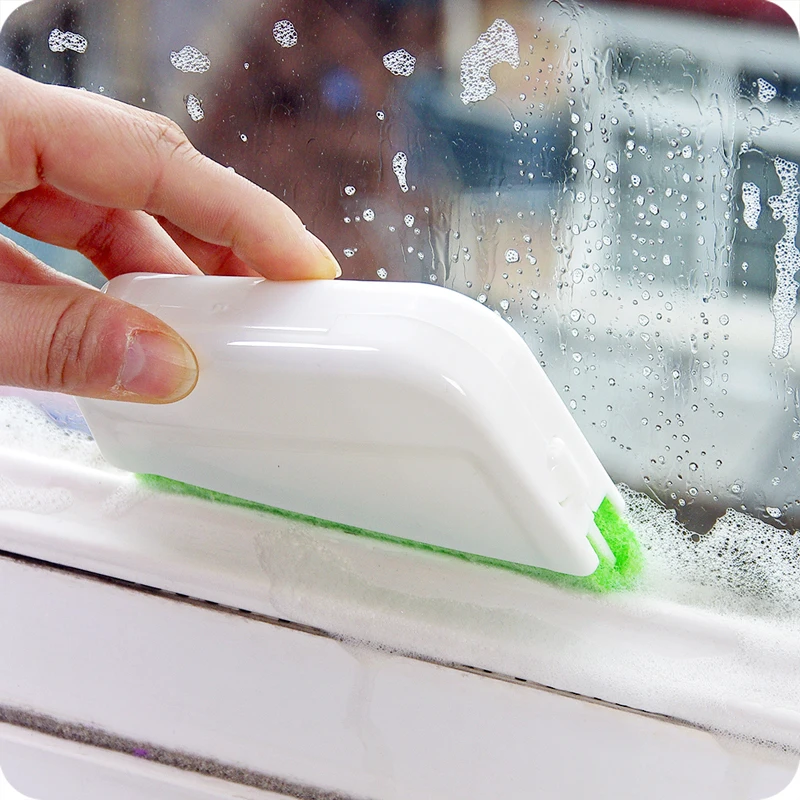 Щетка для чистки оконных пазов полезный инструмент уборки пыли ванной кухни