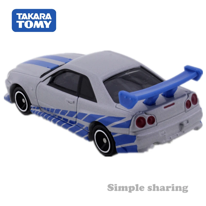 Takara Tomy Dream Tomica No.150 Wild Speed Nissan BNR34 Skyline GT R популярная миниатюрная Игрушечная машина