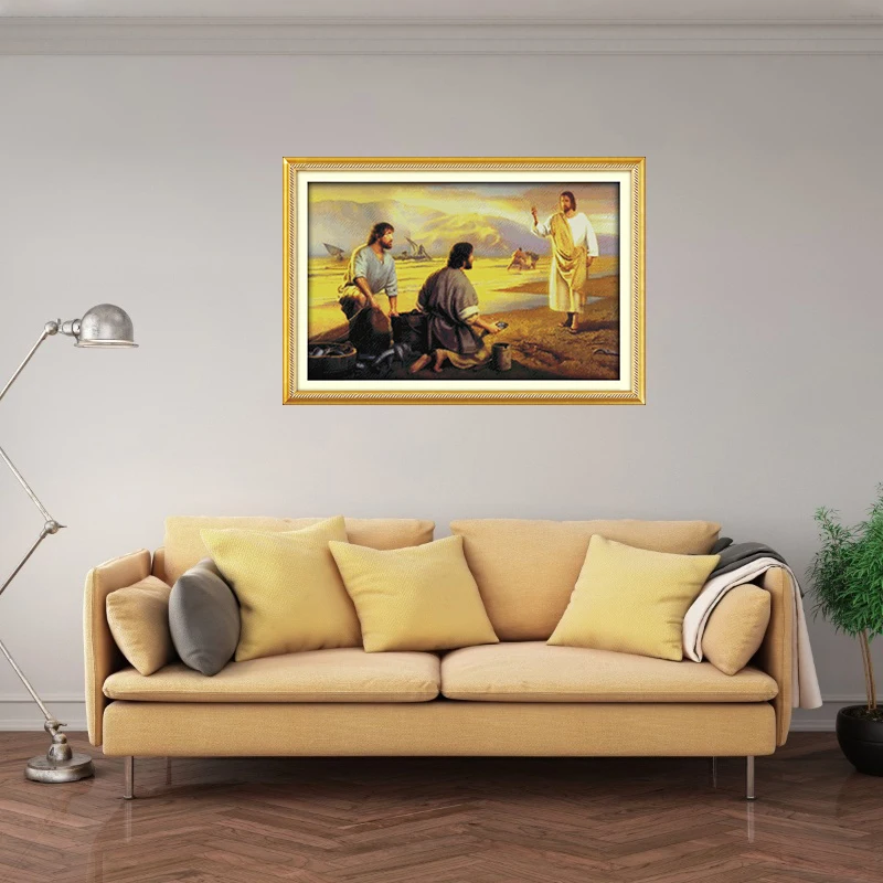 Набор для вышивки крестиком Joy Sunday с изображением Иисуса Христа | Дом и сад