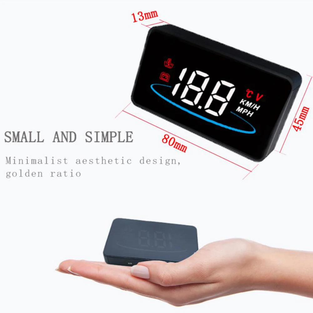 HUD OBD2 автомобильный коллиматорный Дисплей лобовое стекло проектор