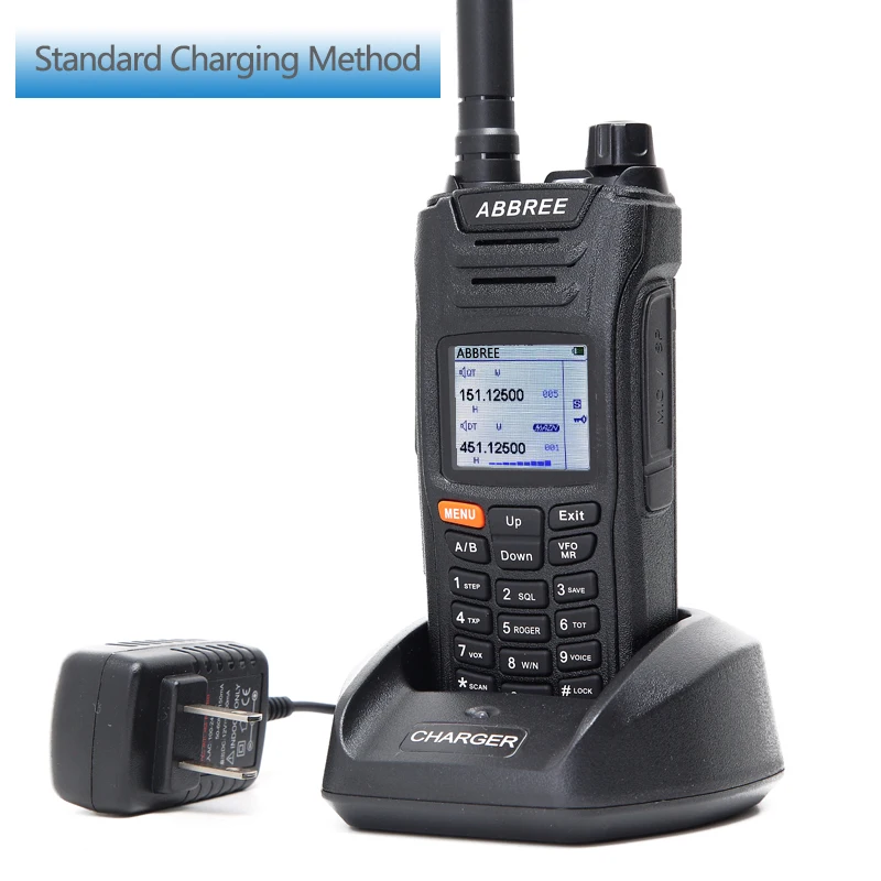 ABBREE AR-F6 Полнодиапазонный двойной режим ожидания 999CH Многофункциональный VOX DTMF SOS