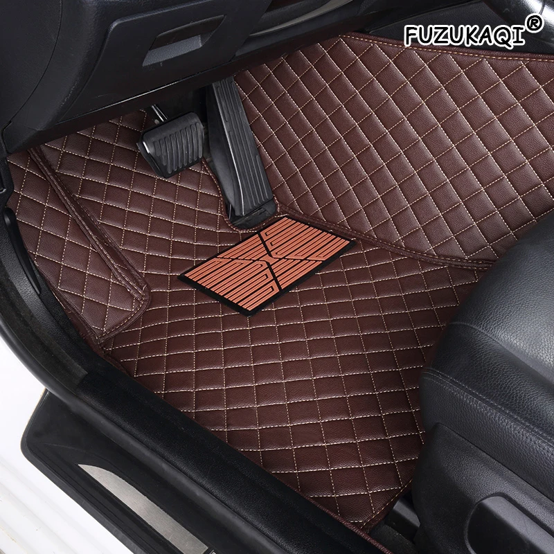 Автомобильные коврики на заказ для hyundai santa fe getz tucson ix25 ix35 creta elantra kona i30 кожаные