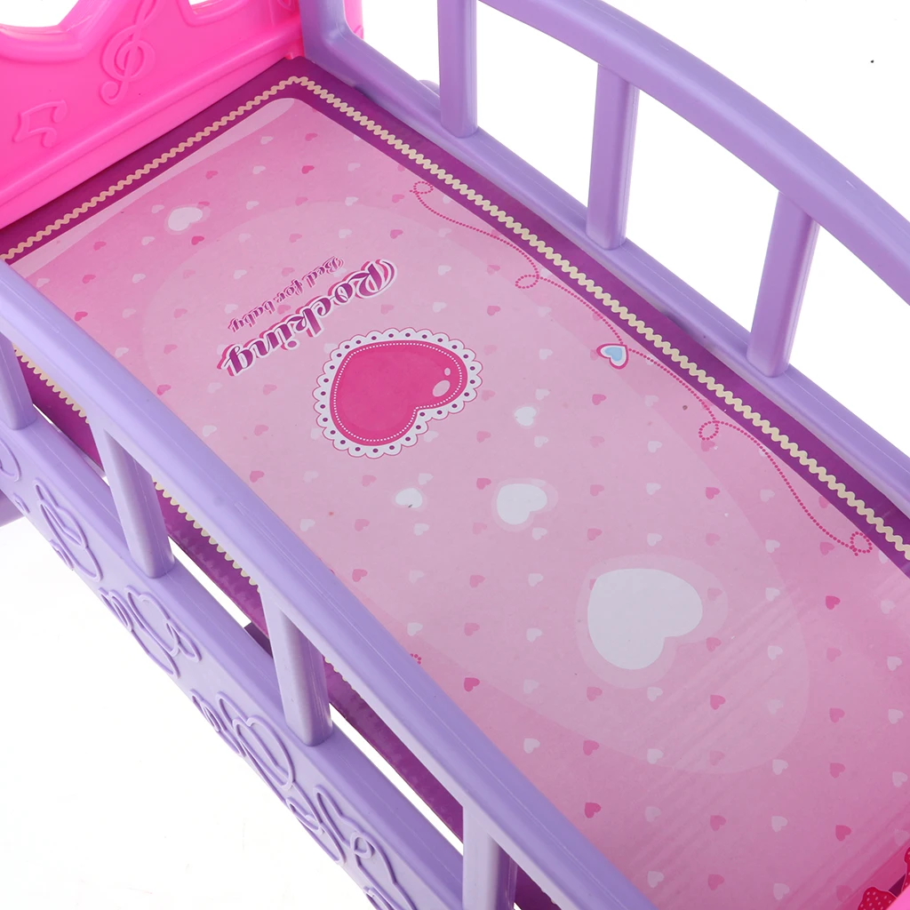 

Nice Plastic Rocking Bed Bedroom Furniture Accessory for Mellchan